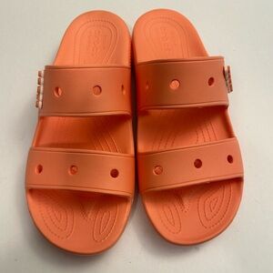 Crocs Classic Unisex Two Strap Slide Sandal Size Men 13